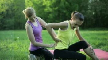 Back pain can be caused by osteochondrose